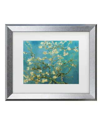 Vincent van Gogh 'Almond Branches In Bloom 1890' Matted Framed Art - 16" x 20"