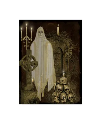 Jean Plout 'Halloween Graveyard 6' Canvas Art - 35" x 47"