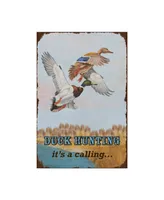 Jean Plout 'Duck Hunting Calling' Canvas Art