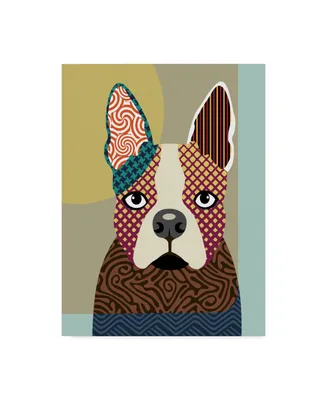 Lanre Adefioye 'Boston Terrier' Canvas Art - 14" x 19"