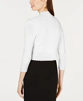 Jessica Howard Open-Front Cropped Cardigan