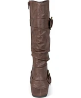 Journee Collection Women's Wide Calf Paris Boot