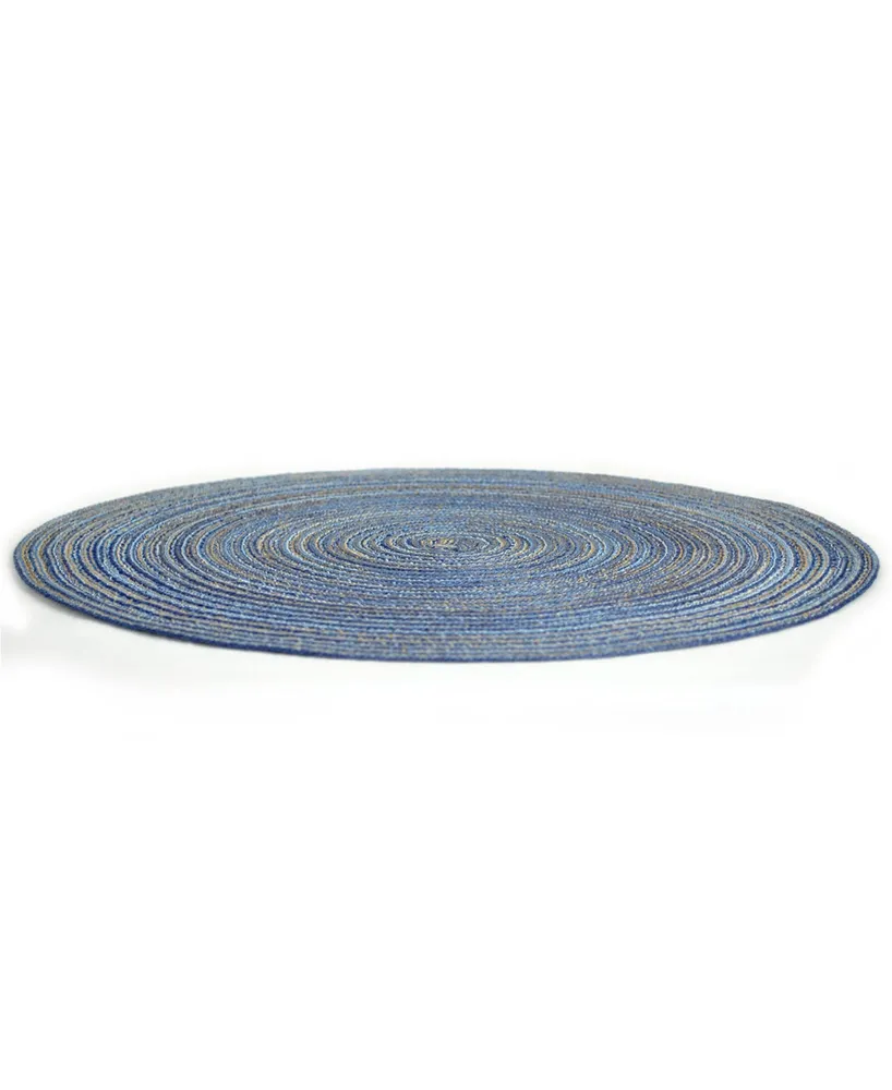 Variegated Round Woven Placemat, Set of 6
