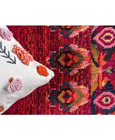 Bayshore Home Sana San3 Fuchsia 5' x 8' Area Rug