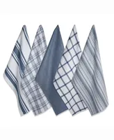 Assorted Stone Woven Dishtowel, Set of 5