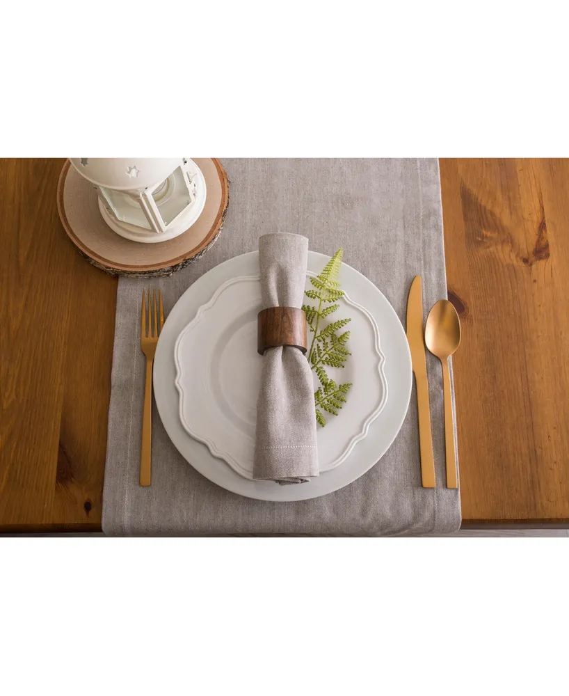 Solid Chambray Table Runner 14" x 72"