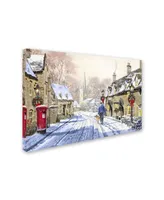 The Macneil Studio 'Christmas Village x2' Canvas Art - 16" x 24"