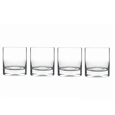 Luigi Bormioli Glassware, Set of 4 Classico Double Old Fashioned Glasses