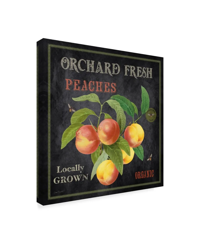 Jean Plout 'Orchard Fresh Peaches' Canvas Art - 24" x 24"