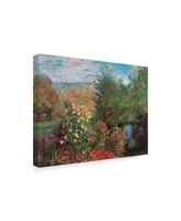 Masters Collection 'Corner Of The Garden At Montgeron' Canvas Art - 47" x 35"