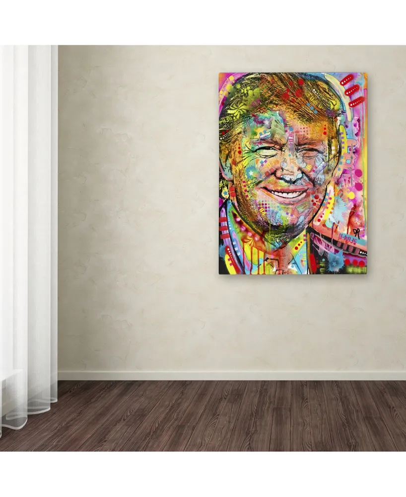 Dean Russo 'Trump' Canvas Art - 14" x 19"