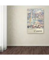 Vintage Apple Collection 'Printemps Paris' Canvas Art - 12" x 19"