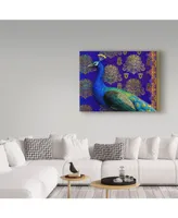 Maria Rytova 'Indian Peacock' Canvas Art - 35" x 47"