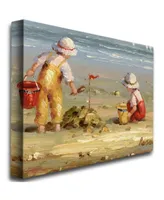 Rosa 'At the Beach' Canvas Art - 32" x 24"