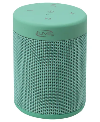 iLive Waterproof and Bluetooth Wireless Speaker with Carabiner Clip