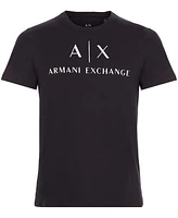 A|X Armani Exchange Men's Solid Logo T-Shirt