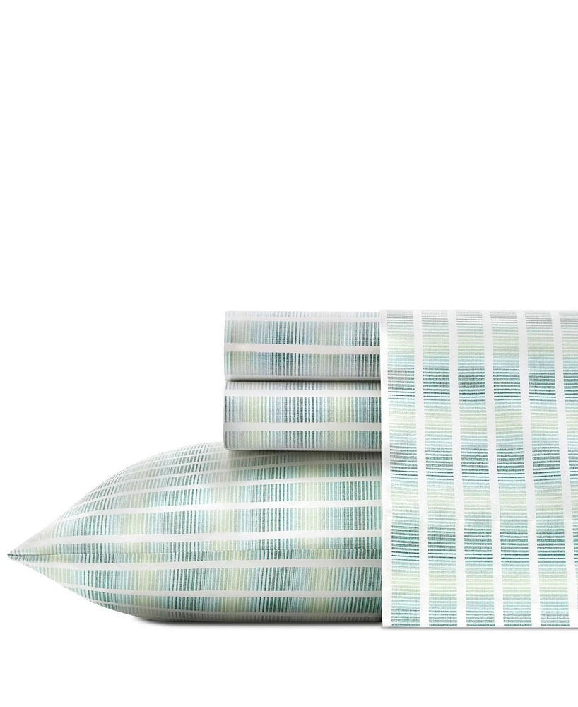 Tommy Bahama Off The Grid Castaway Green Sheet Set
