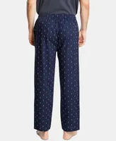 Nautica Men's Cotton Anchor-Print Pajama Pants