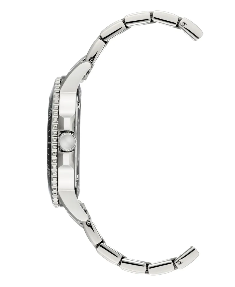 Ellen Degeneres Women's Silver Stainless Steel Bracelet Watch 40mm