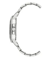 Ellen Degeneres Women's Silver Stainless Steel Bracelet Watch 40mm