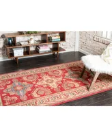 Bayshore Home Harik Har5 Red 8' x 11' Area Rug