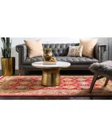 Bayshore Home Harik Har2 Red 5' x 8' Area Rug