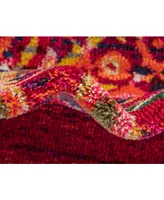 Closeout! Bayshore Home Sana San3 Fuchsia 7' x 10' Area Rug