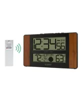 La Crosse Technology Atomic Digital Clock with Temperature and Moon Phase