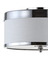 Jonathan Y David 15" Metal Led Flush Mount