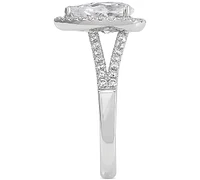 Grown With Love Igi Certified Lab Diamond Pear Engagement Ring (2 ct. t.w.) 14k White Gold