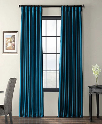 Exclusive Fabrics & Furnishings Taffeta Curtain Panel, 50" x 96"