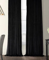 Half Price Drapes Signature Extra Wide Velvet Blackout Curtain