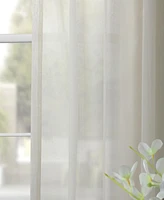 Half Price Drapes Gardenia Textured Faux Linen Sheer Curtain