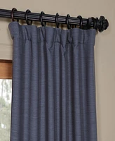 Half Price Drapes Wild Blue Textured Bellino Room Darkening Curtain