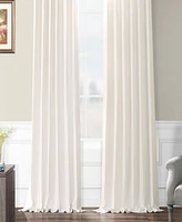 Half Price Drapes Ancient Ivory French Linen Room Darkening Curtain