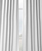 Half Price Drapes Chalk Off White Textured Bellino Room Darkening Curtain