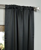 Half Price Drapes Jet Black Room Darkening Curtain