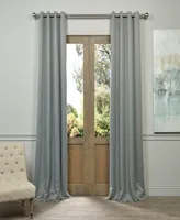 Half Price Drapes Neutral Grey Grommet Room Darkening Curtain