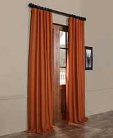 Half Price Drapes Persimmon Textured Bellino Room Darkening Curtain