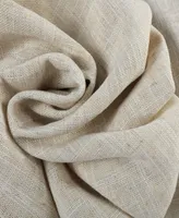 Half Price Drapes Barley Heavy Faux Linen Curtain