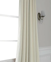 Half Price Drapes Neutral Ground Signature Velvet Blackout Curtain