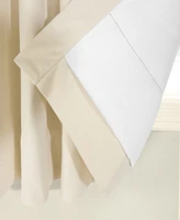 Half Price Drapes Alabaster Beige Signature Velvet Blackout Curtain