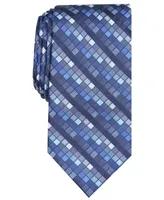 Perry Ellis Men's Canehill Grid Tie