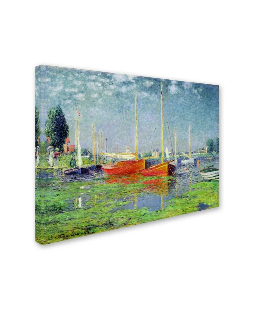 Claude Monet 'Argenteuil' Canvas Art - 32" x 26"