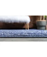 Bayshore Home Aldrose Ald2 Blue 8' x 10' Area Rug