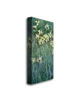Claude Monet 'The Yellow Irises' Canvas Art