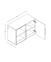 Prepac Hang-ups 36" Upper Storage Cabinet