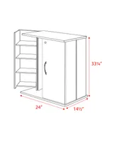 Prepac Locking Media Storage Cabinet