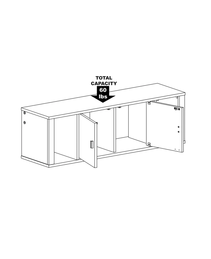 Prepac Designer Floating Hutch