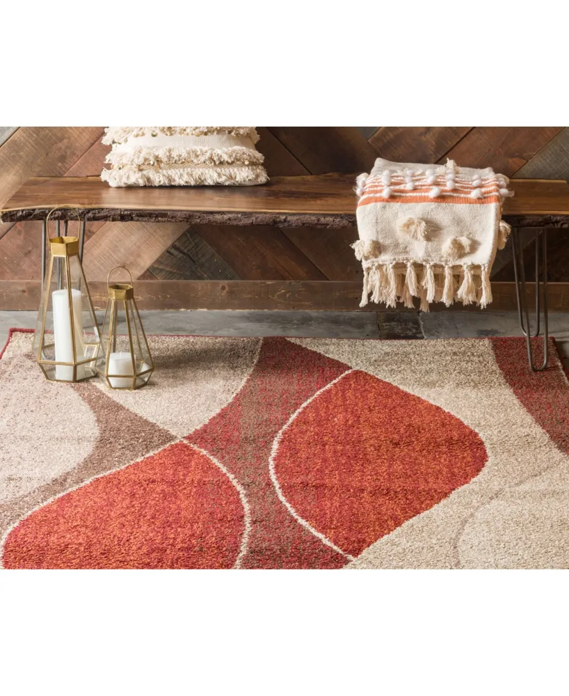 Bayshore Home Jasia Jas04 Multi 5' x 8' Area Rug